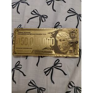 Sprayground tag gold / red Tag From Product Money Design